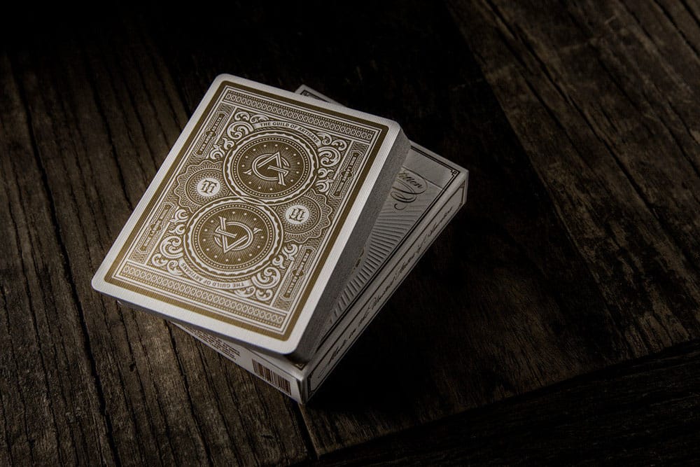 Artisan jeu de cartes à jouer White