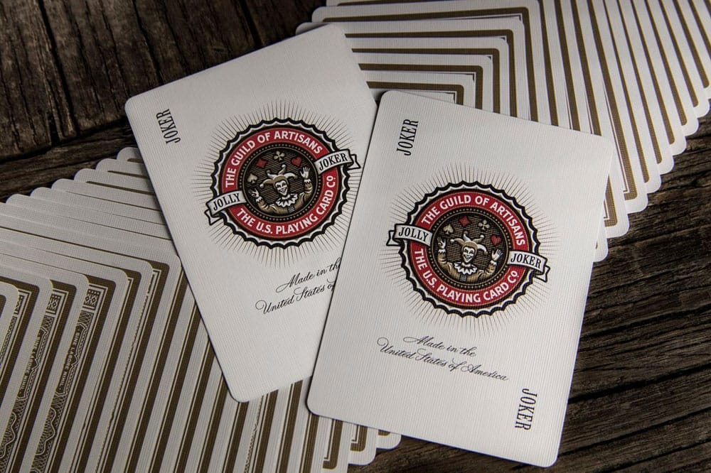 Artisan jeu de cartes à jouer White