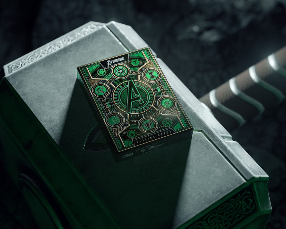 Avengers - The Infinity Saga jeu de cartes à jouer Green Version
