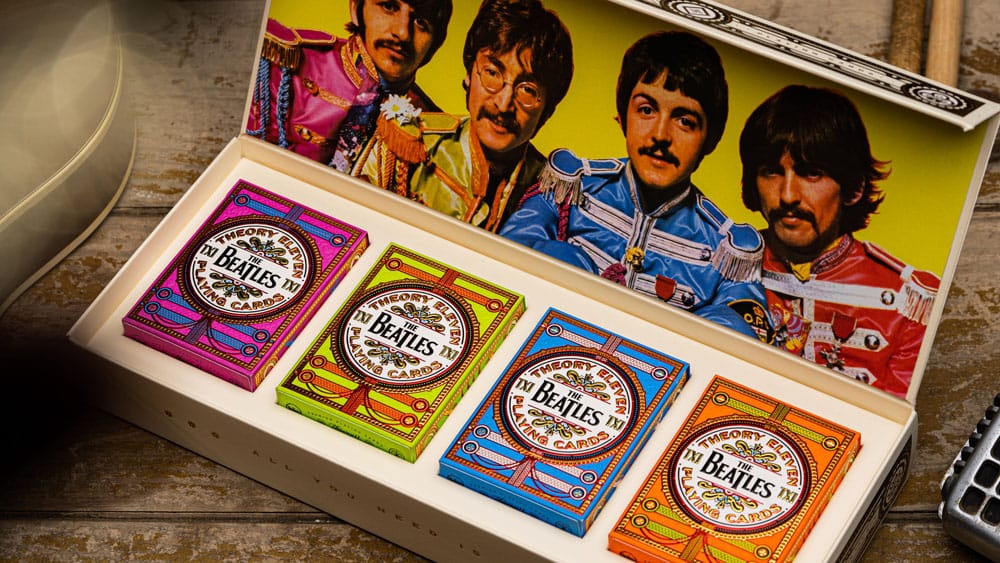 The Beatles jeu de cartes à jouer Box Set (4 decks)