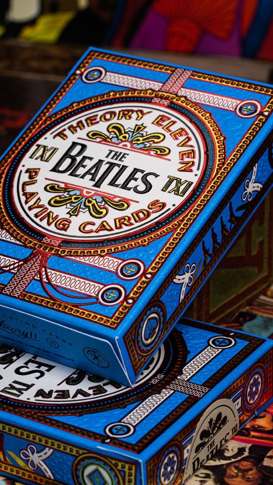 The Beatles jeu de cartes à jouer Blue Version