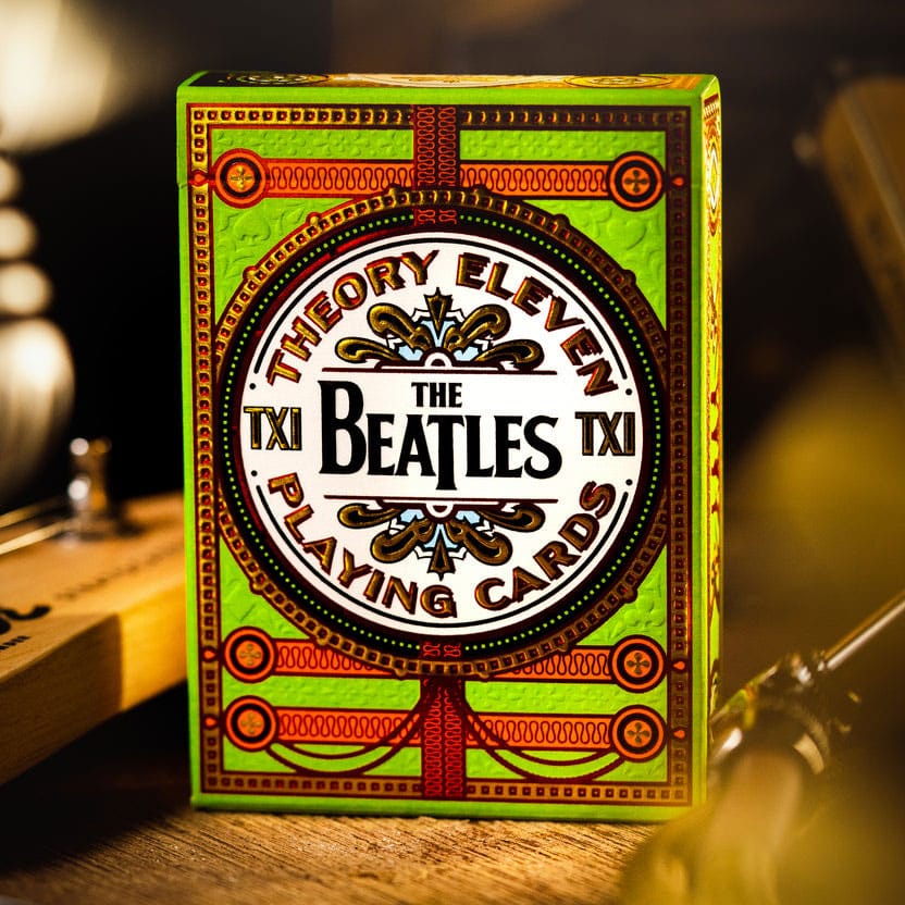 The Beatles jeu de cartes à jouer Green Version