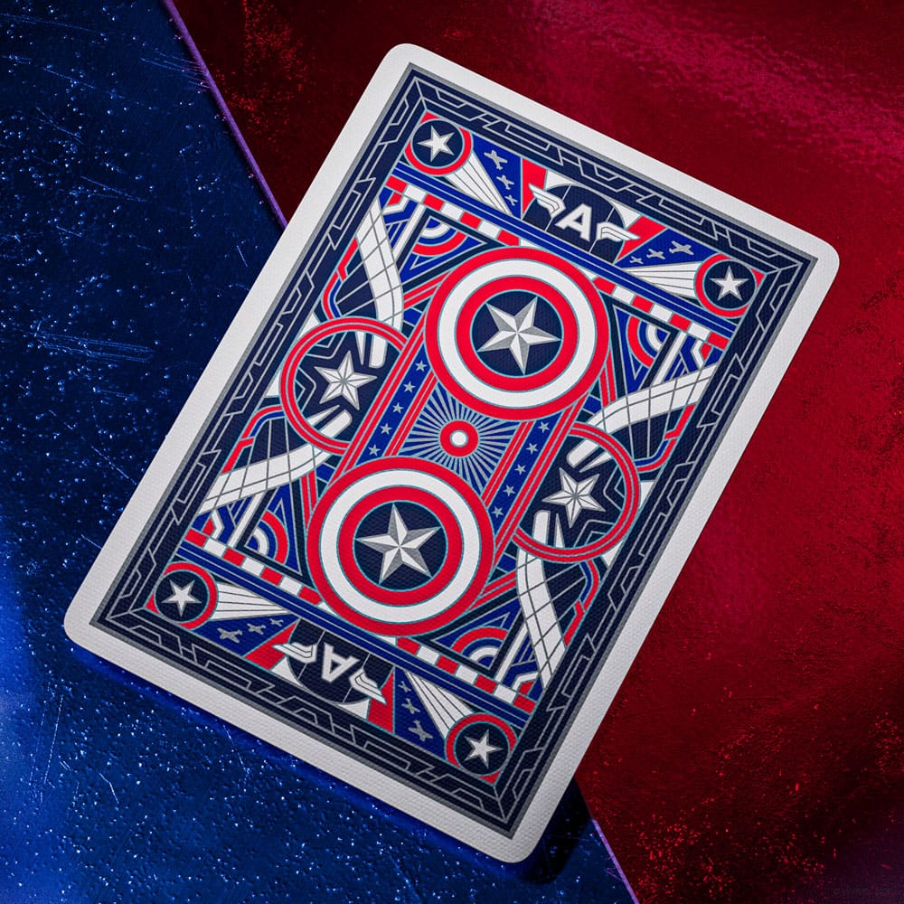 Captain America jeu de cartes à jouer Patriotic Design