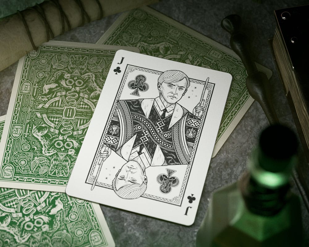 Harry Potter jeu de cartes à jouer Green Version