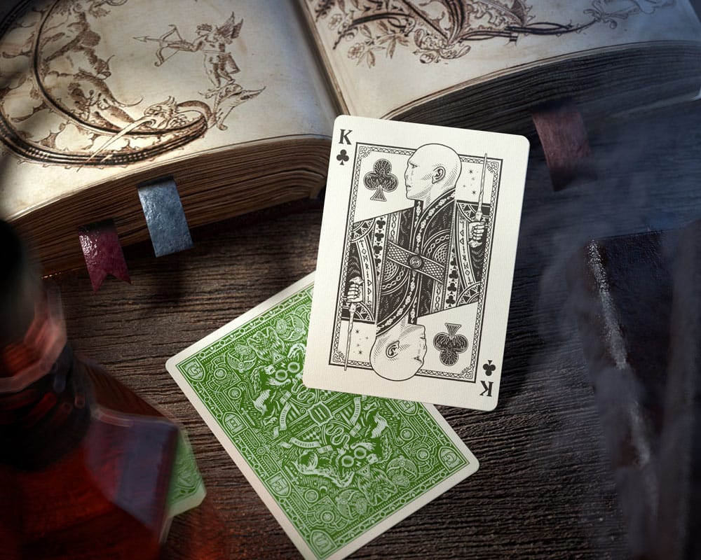 Harry Potter jeu de cartes à jouer Green Version