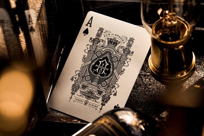 Theory 11 jeu de cartes à jouer Hudson noir