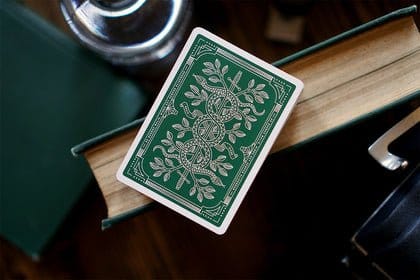 Theory 11 jeu de cartes à jouer Monarch Green