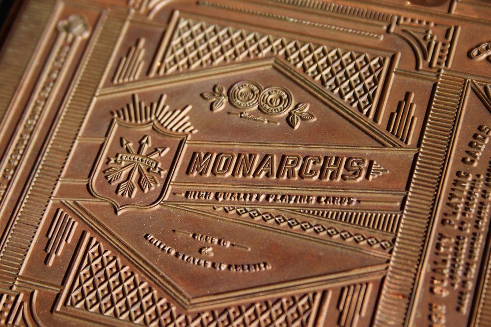 Monarchs jeu de cartes à jouer Blue