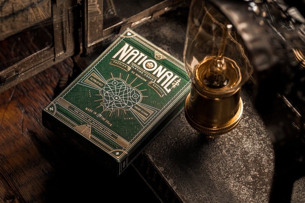 Theory 11 jeu de cartes à jouer National Green