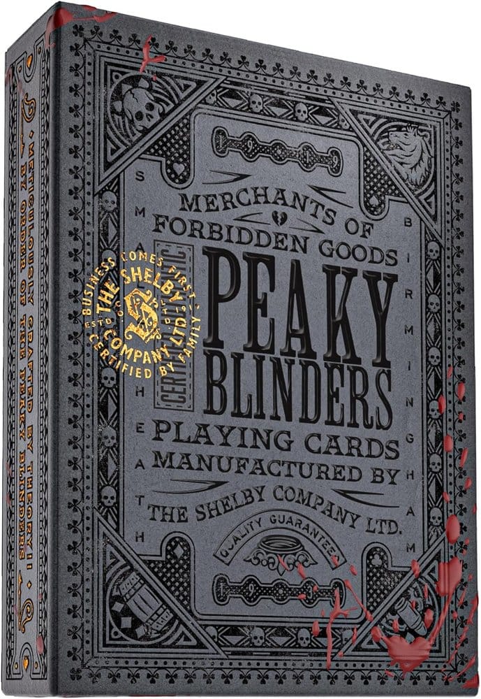 Peaky Blinders jeu de cartes à jouer Forged In Smoke and Blood