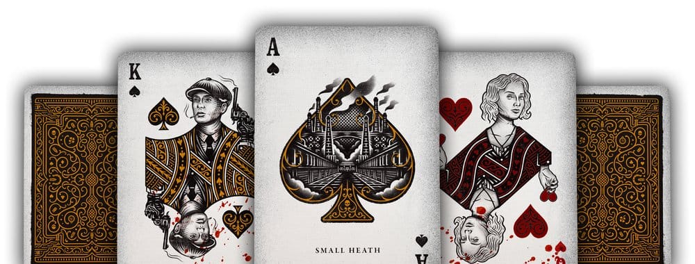 Peaky Blinders jeu de cartes à jouer Forged In Smoke and Blood