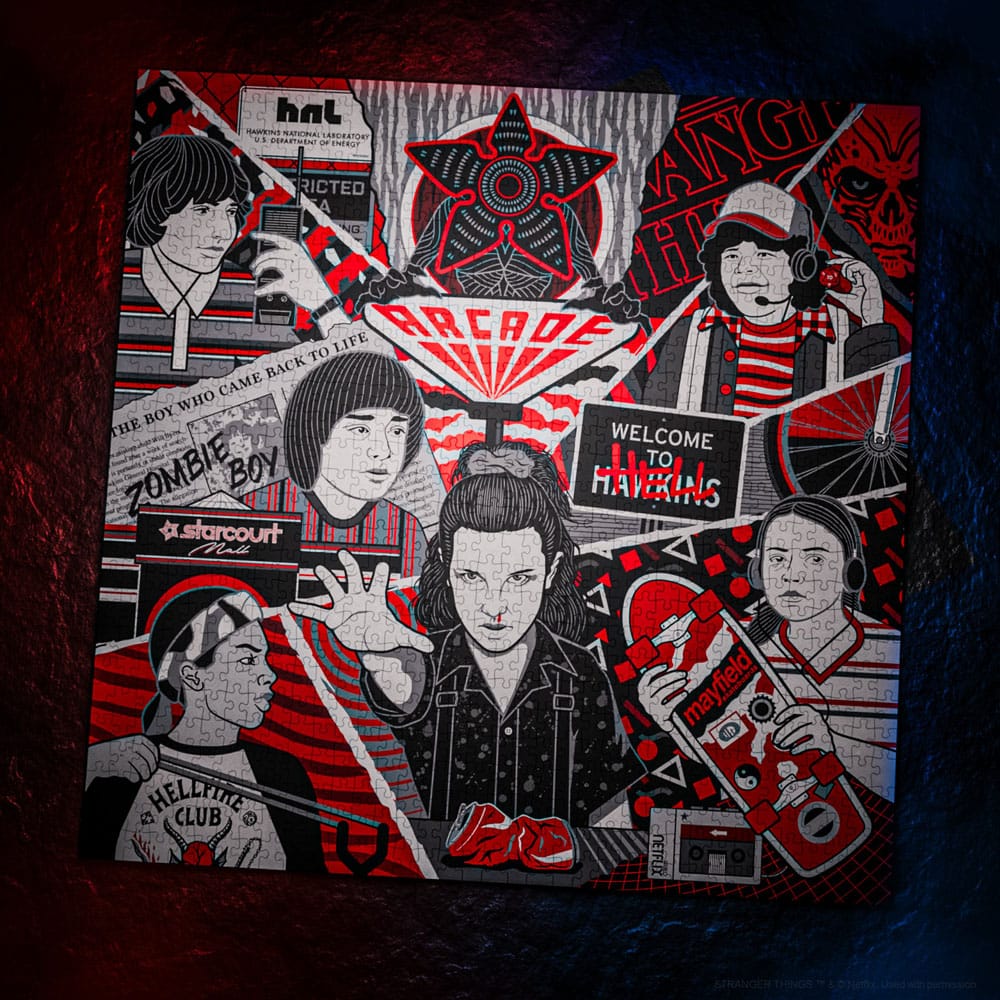 Stranger Things Puzzle multidimensionnel (1000 pièces)
