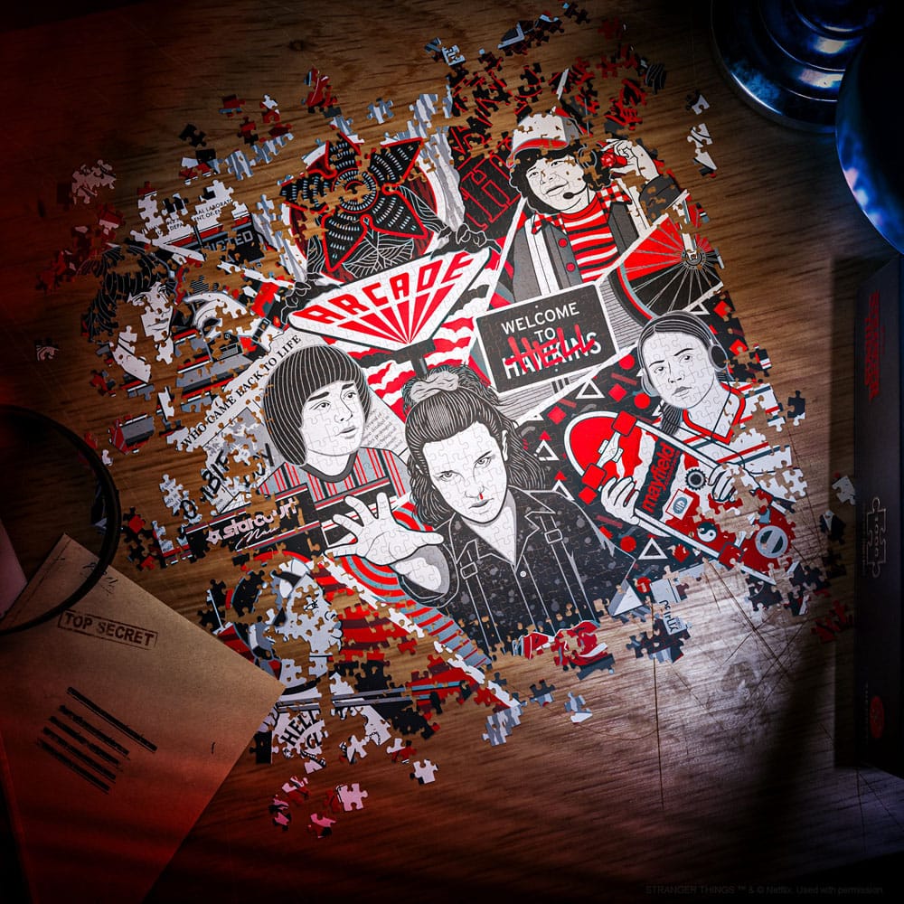 Stranger Things Puzzle multidimensionnel (1000 pièces)