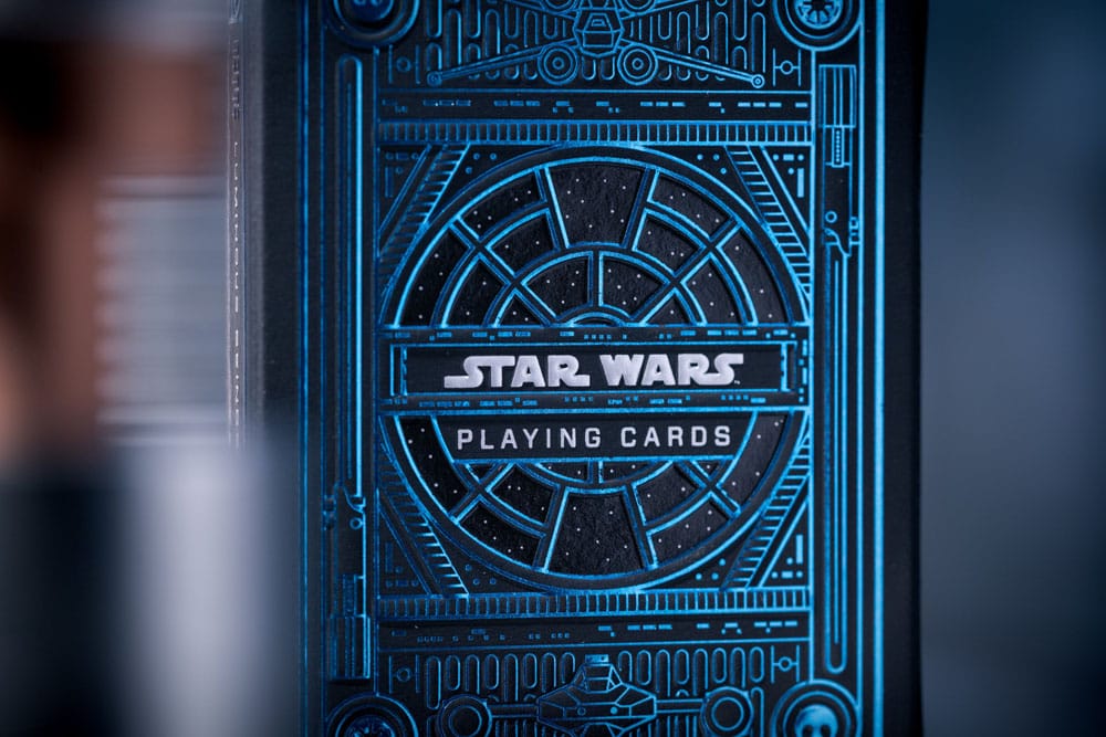 Star Wars jeu de cartes à jouer Blue Version