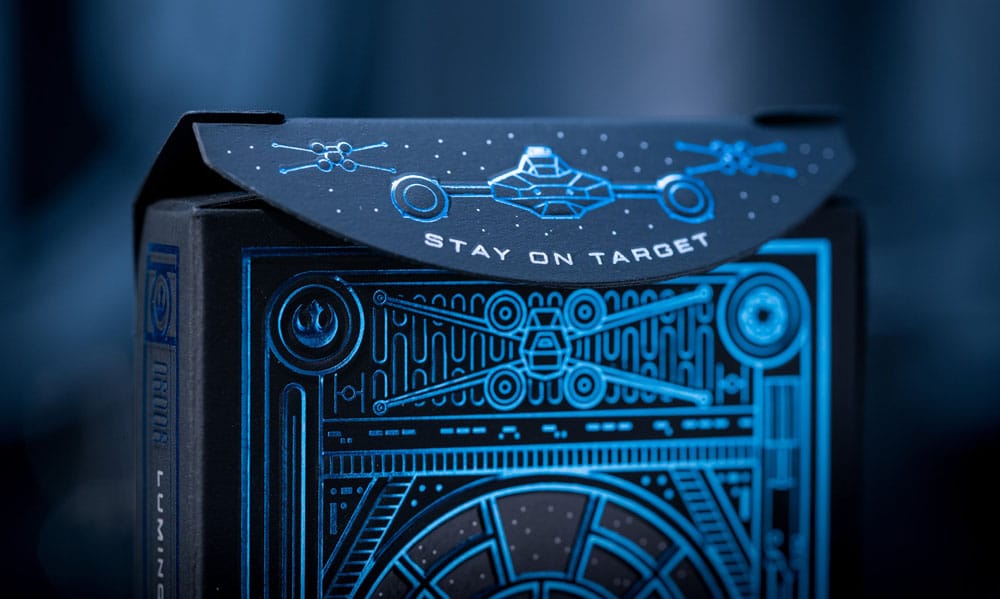 Star Wars jeu de cartes à jouer Blue Version