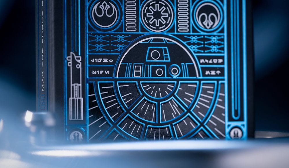 Star Wars jeu de cartes à jouer Blue Version