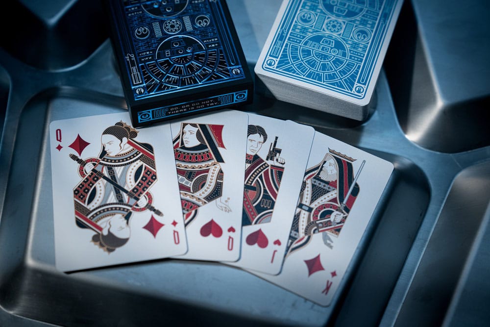Star Wars jeu de cartes à jouer Blue Version
