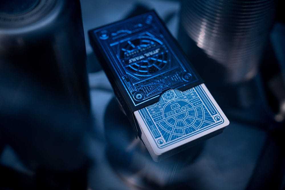 Star Wars jeu de cartes à jouer Blue Version