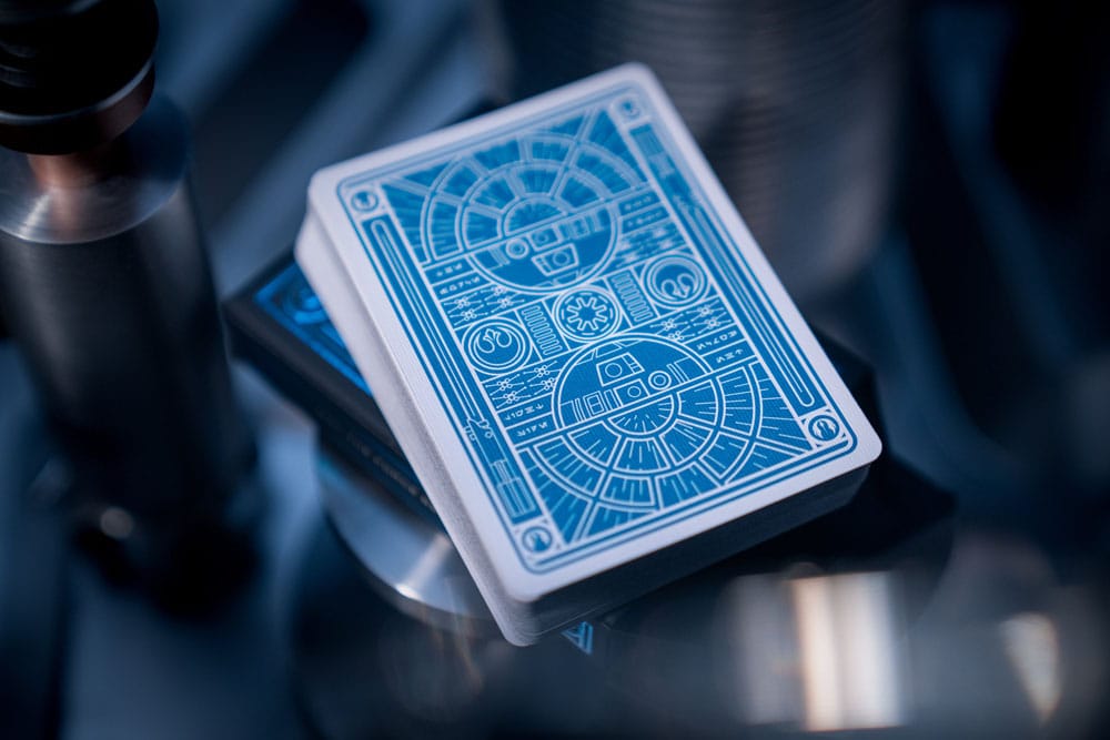 Star Wars jeu de cartes à jouer Blue Version