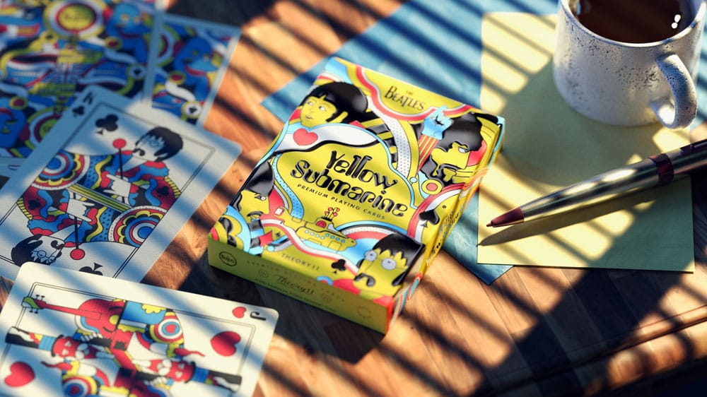 The Beatles jeu de cartes à jouer Yellow Submarine