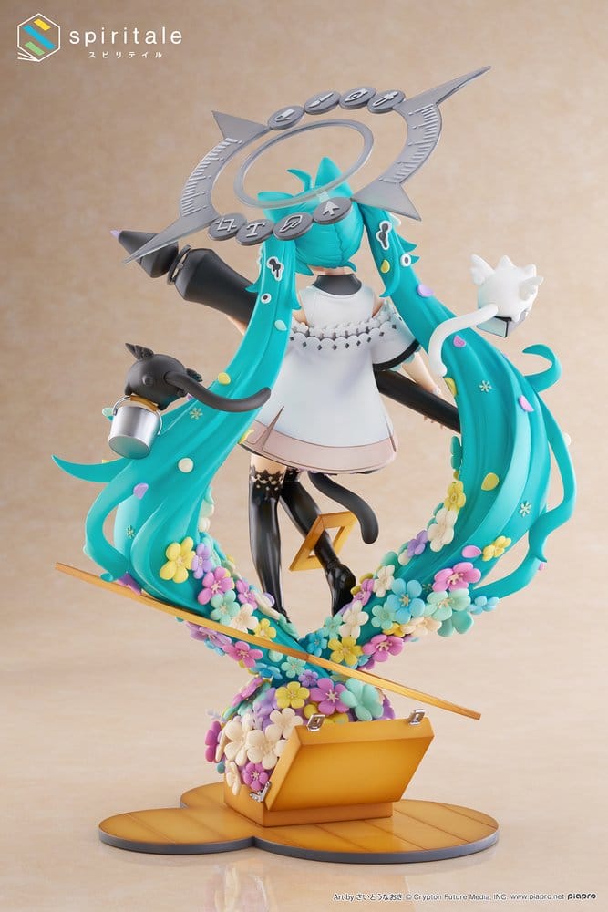 Hatsune Miku x Naoki Saito statuette PVC 1/7 My Figure Making! The Painter Ver. 34 cm