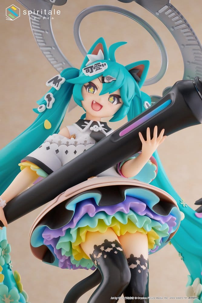 Hatsune Miku x Naoki Saito statuette PVC 1/7 My Figure Making! The Painter Ver. 34 cm