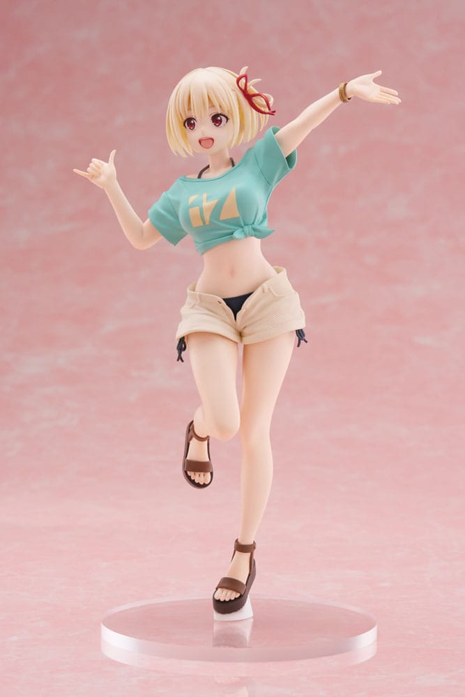 Lycoris Recoil statuette PVC Coreful Chisato Nishikigi Hawaiian Ver. 18 cm