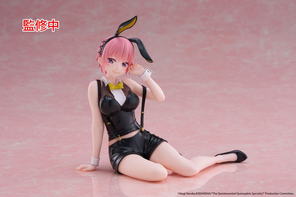 The Quintessential Quintuplets 3 statuette PVC Desktop Cute Figure Ichika Nakano Bunny Ver. 13 cm