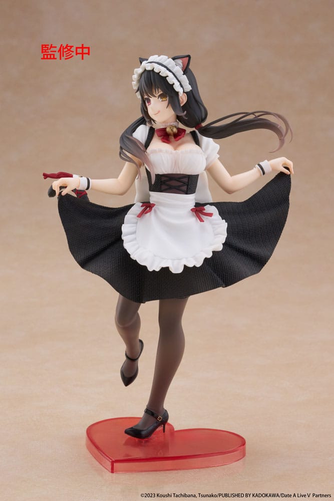 Date A Live V Coreful statuette PVC Kurumi Tokisaki Cat Ear Maid Ver. 18 cm