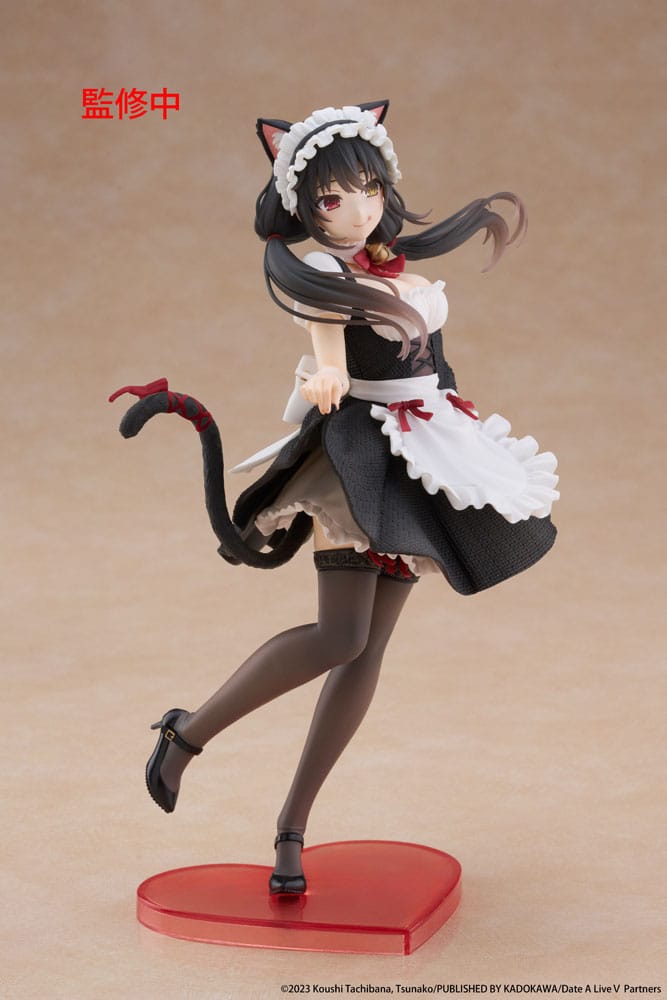 Date A Live V Coreful statuette PVC Kurumi Tokisaki Cat Ear Maid Ver. 18 cm
