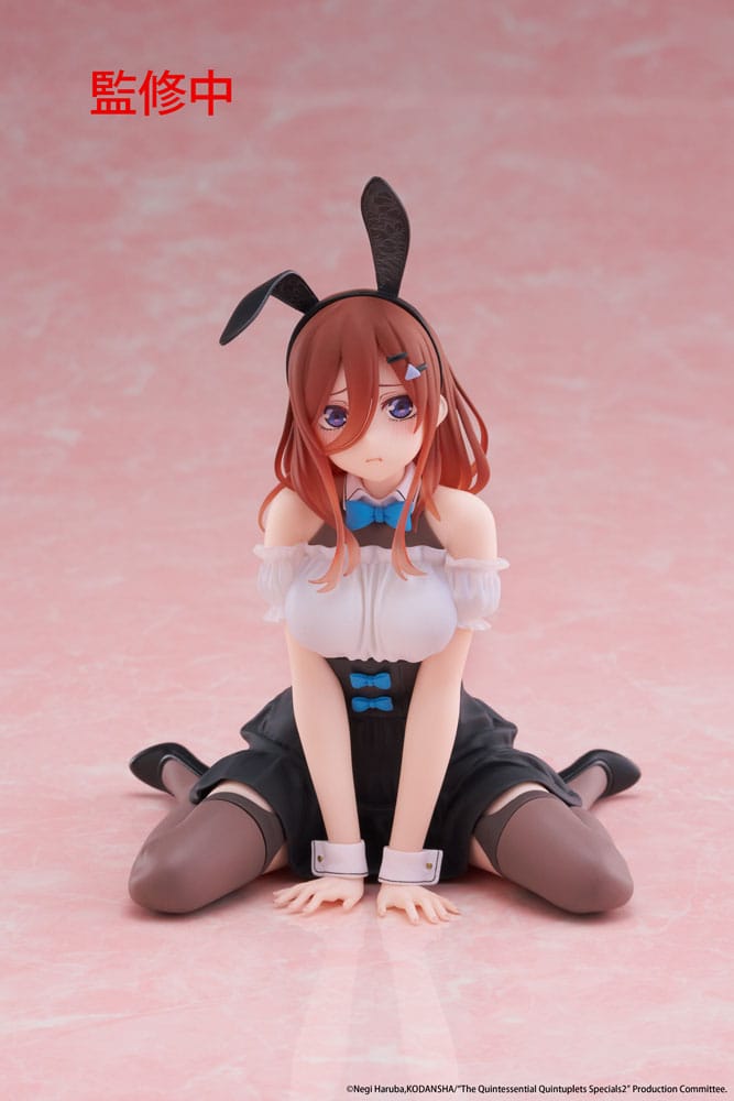 The Quintessential Quintuplets 3 statuette PVC Desktop Cute Figure Miku Nakano (Bunny Ver.) 13 cm