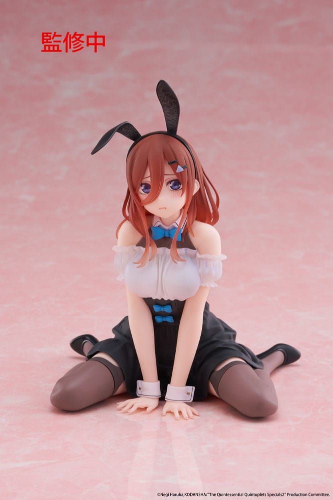 The Quintessential Quintuplets 3 statuette PVC Desktop Cute Figure Miku Nakano (Bunny Ver.) 13 cm