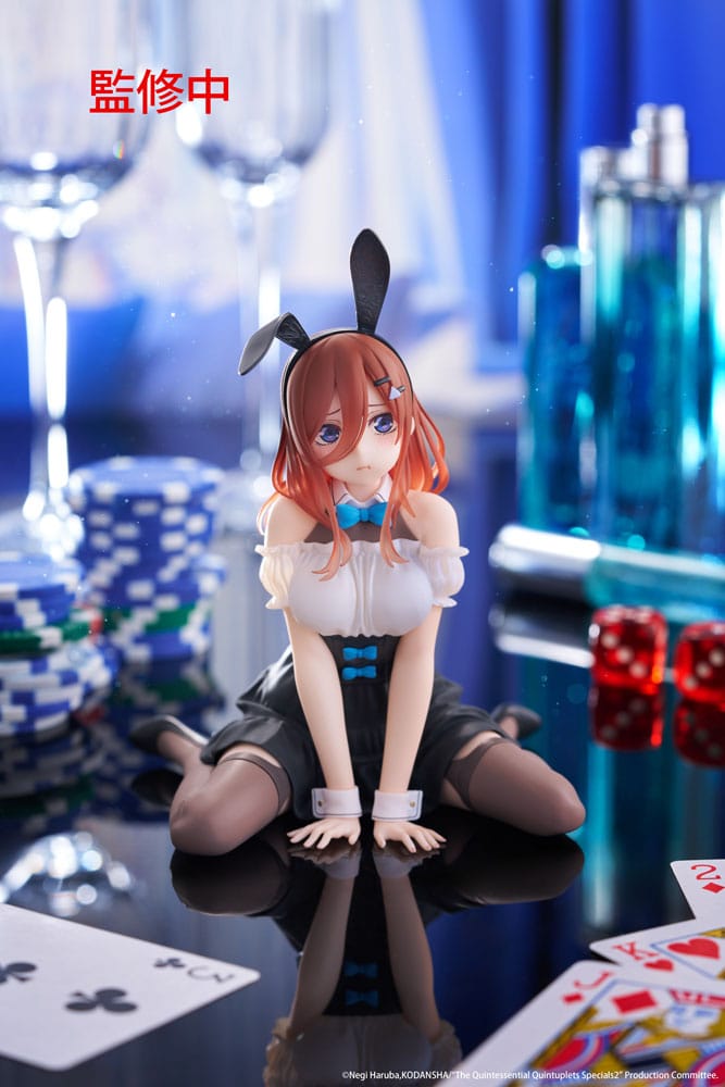 The Quintessential Quintuplets 3 statuette PVC Desktop Cute Figure Miku Nakano (Bunny Ver.) 13 cm