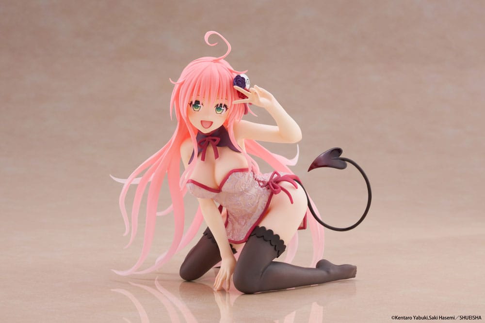 To Love-Ru Darkness statuette PVC Desktop Cute Figure Lala Chinese Dress Ver. 13 cm