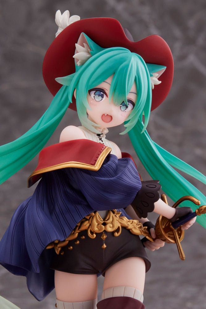 Hatsune Miku statuette PVC Hatsune Miku Wonderland Puss in Boots 18 cm (with bonus)
