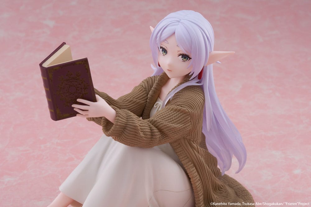 Frieren: Beyond Journey's End statuette PVC Desktop Cute Figure Frieren Roomwear Ver. 13 cm