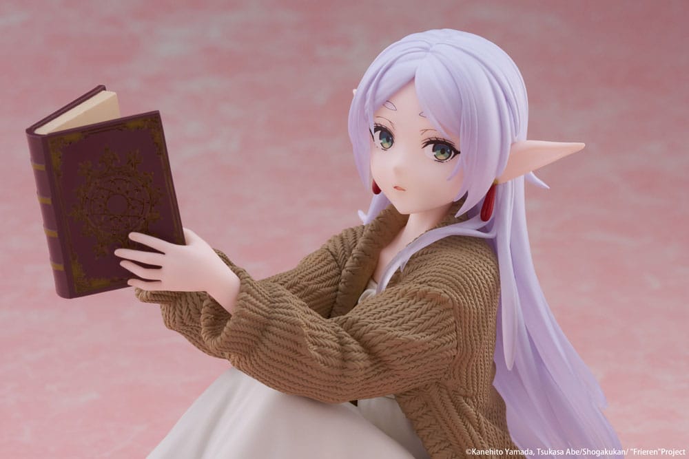 Frieren: Beyond Journey's End statuette PVC Desktop Cute Figure Frieren Roomwear Ver. 13 cm