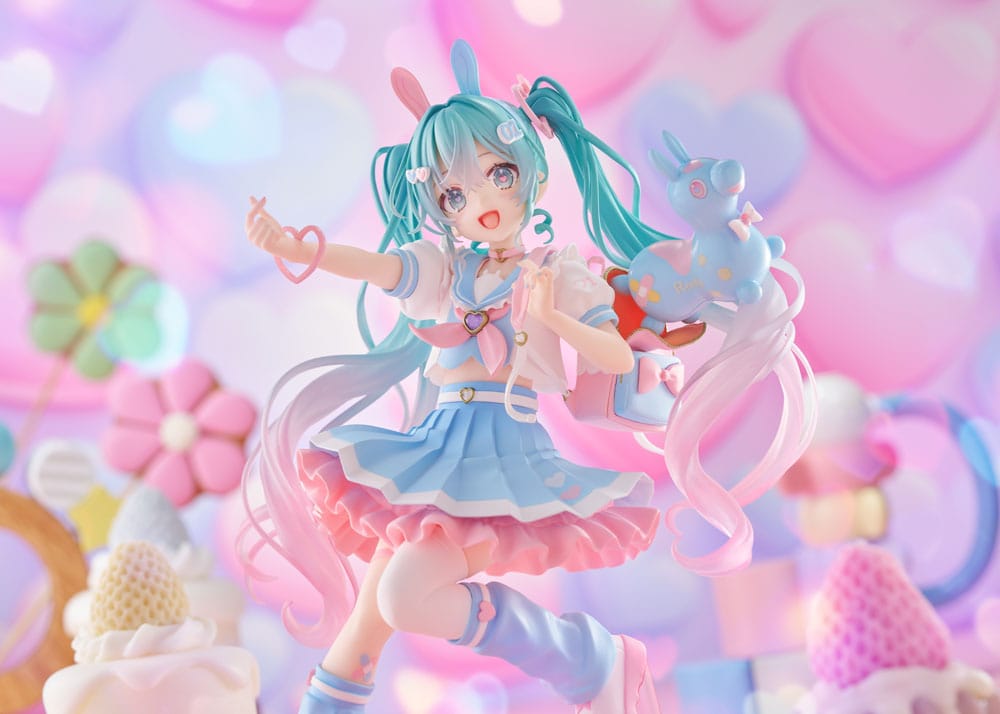 Hatsune Miku statuette PVC Taito Kuji Online Newly Written Hatsune Miku 18 cm