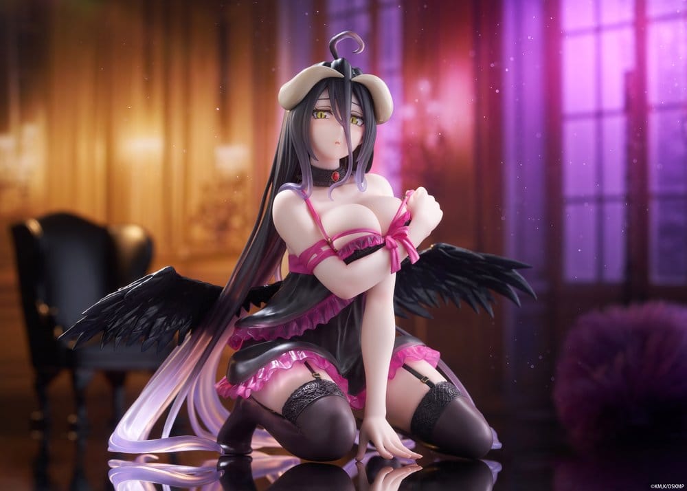 Overlord figurine PVC Desktop Cute Albedo (Negligee ver.) 13 cm