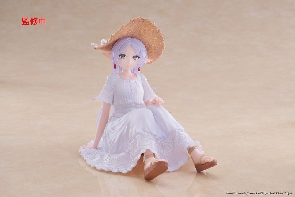 Frieren: Beyond Journey's End statuette PVC Desktop Cute Figure Frieren Summer Dress Ver. 13 cm