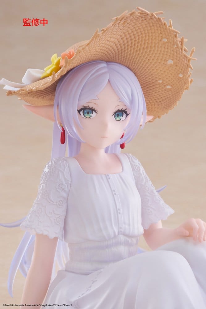 Frieren: Beyond Journey's End statuette PVC Desktop Cute Figure Frieren Summer Dress Ver. 13 cm