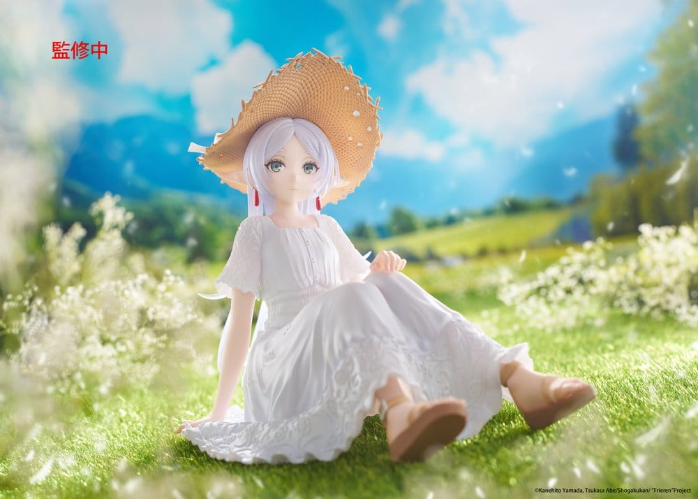 Frieren: Beyond Journey's End statuette PVC Desktop Cute Figure Frieren Summer Dress Ver. 13 cm