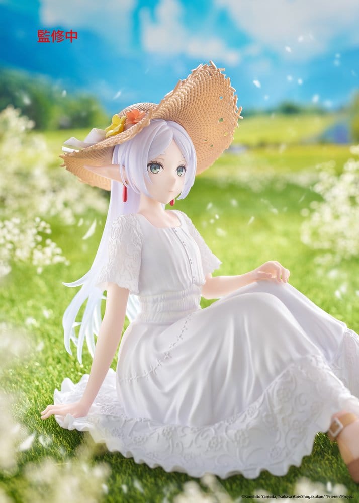 Frieren: Beyond Journey's End statuette PVC Desktop Cute Figure Frieren Summer Dress Ver. 13 cm