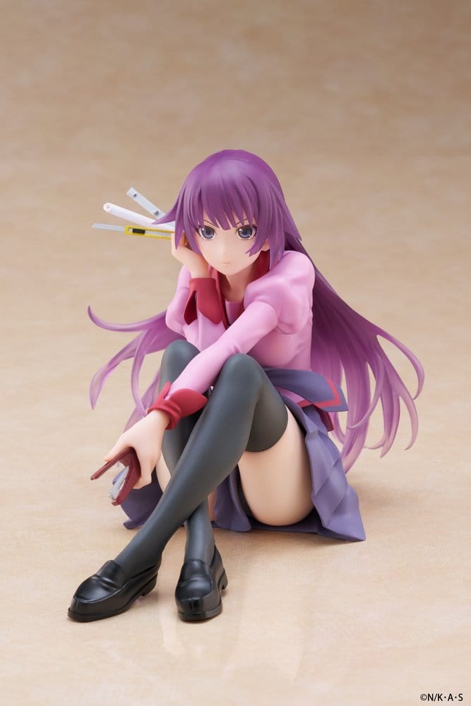 Monogatari statuette PVC Desktop Cute Figure Hitagi Senjougahara 13 cm