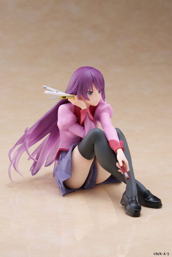 Monogatari statuette PVC Desktop Cute Figure Hitagi Senjougahara 13 cm