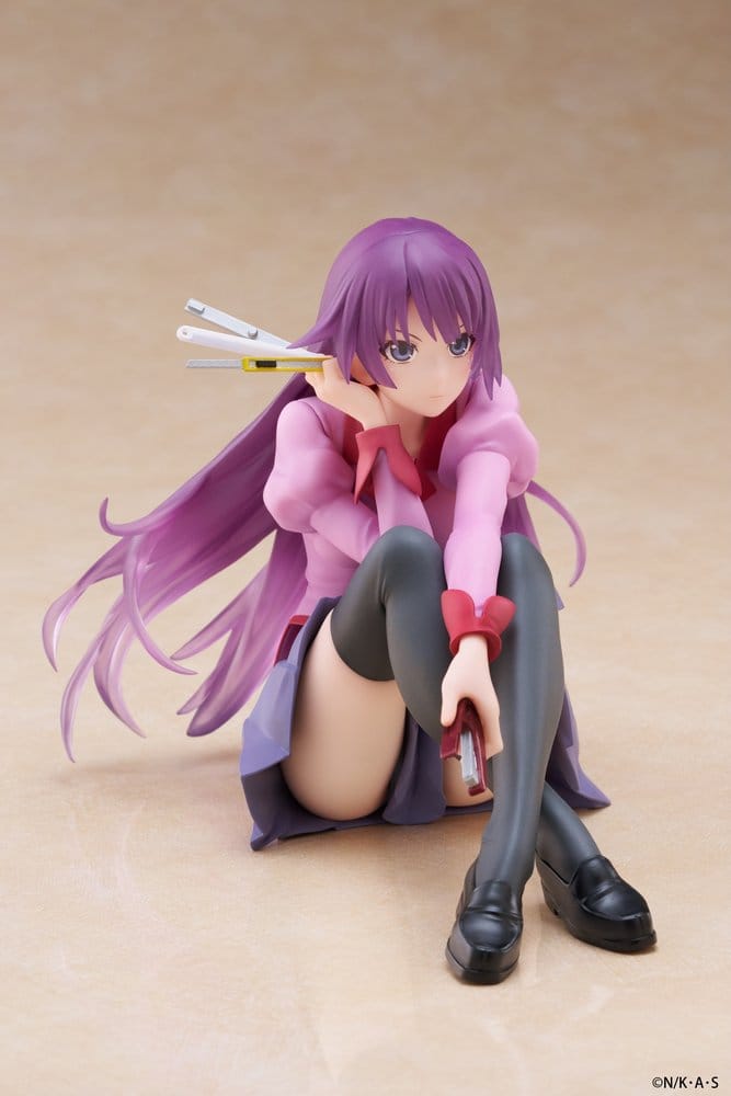 Monogatari statuette PVC Desktop Cute Figure Hitagi Senjougahara 13 cm