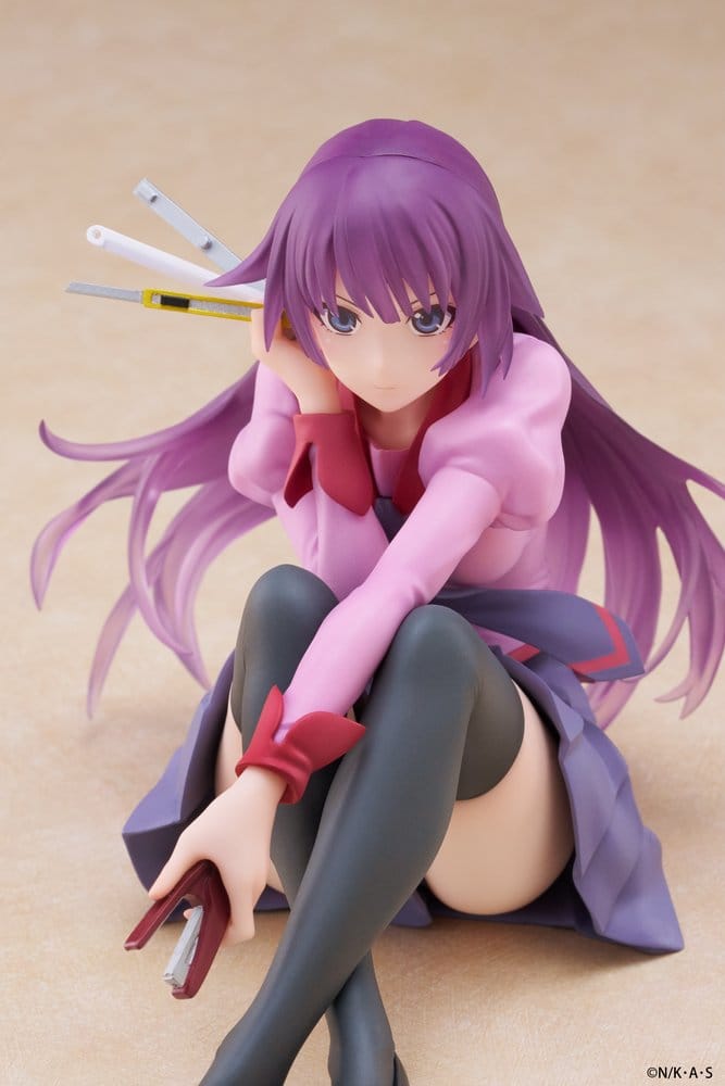 Monogatari statuette PVC Desktop Cute Figure Hitagi Senjougahara 13 cm