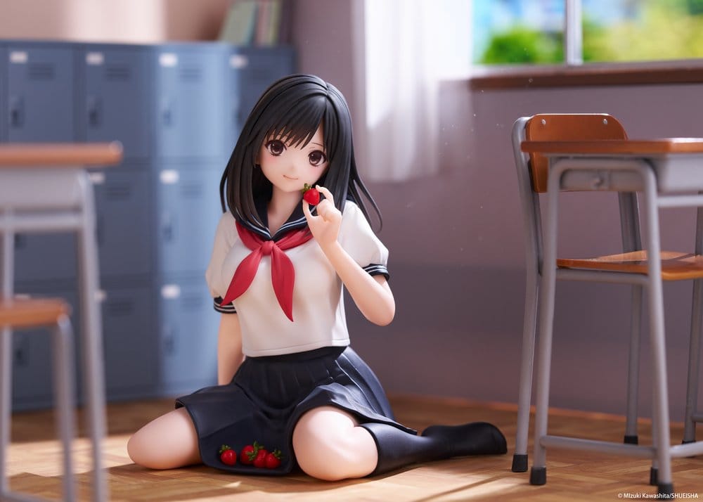 Strawberry 100% figurine PVC Desktop Cute Aya Tojo (School uniform Ver.) 13 cm