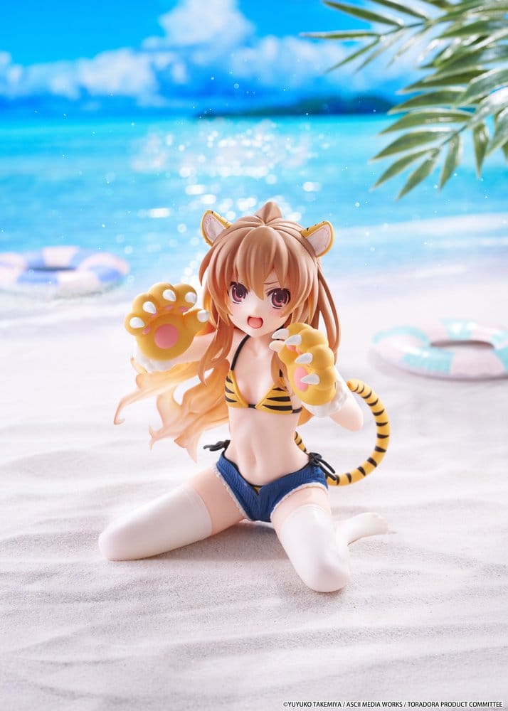 Toradora! figurine PVC Desktop Cute Taiga Aisaka (Tiger Costume Swimwear Ver.) 13 cm