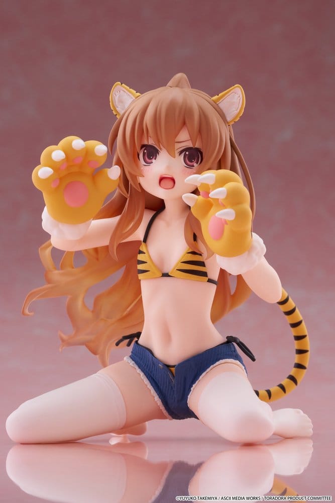 Toradora! figurine PVC Desktop Cute Taiga Aisaka (Tiger Costume Swimwear Ver.) 13 cm